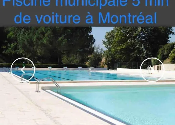 Maison Climatisee Avec Stationnement Et Wifi 펜션 Bram